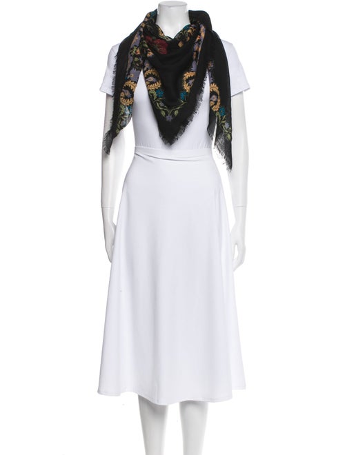 Suno Wool Printed Scarf