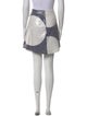 Suno Colorblock Pattern Mini Skirt