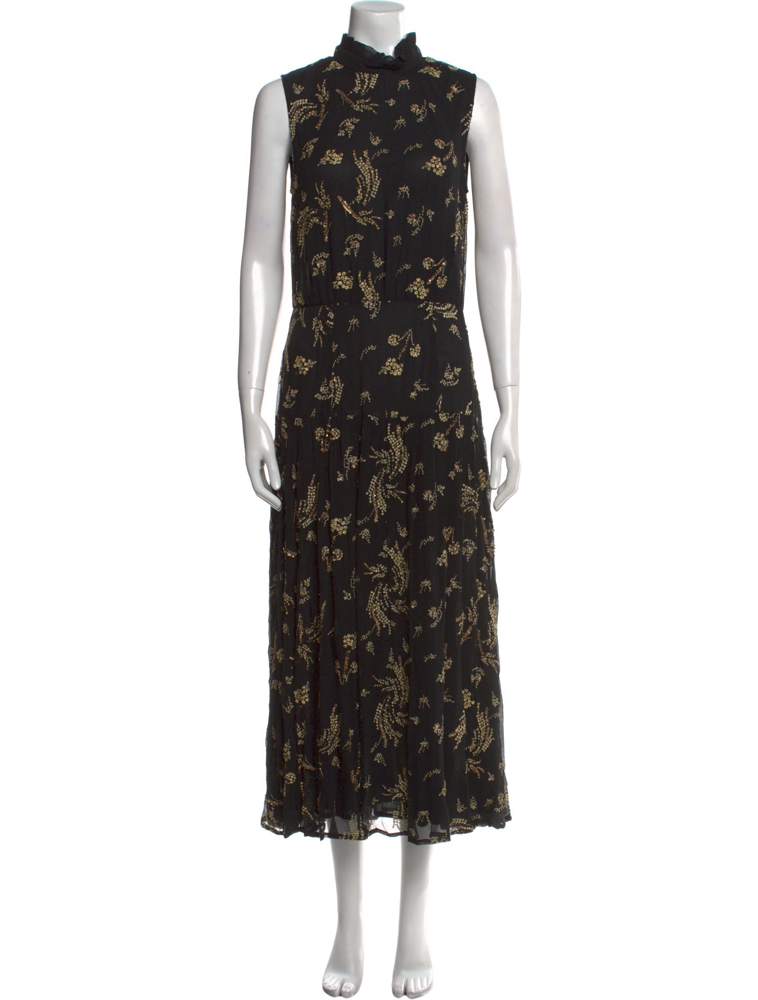 Suno Silk Long Dress