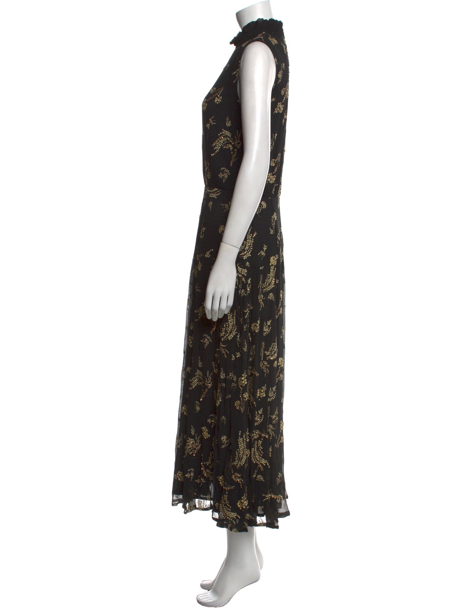 Suno Silk Long Dress