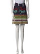 Suno Printed Mini Skirt