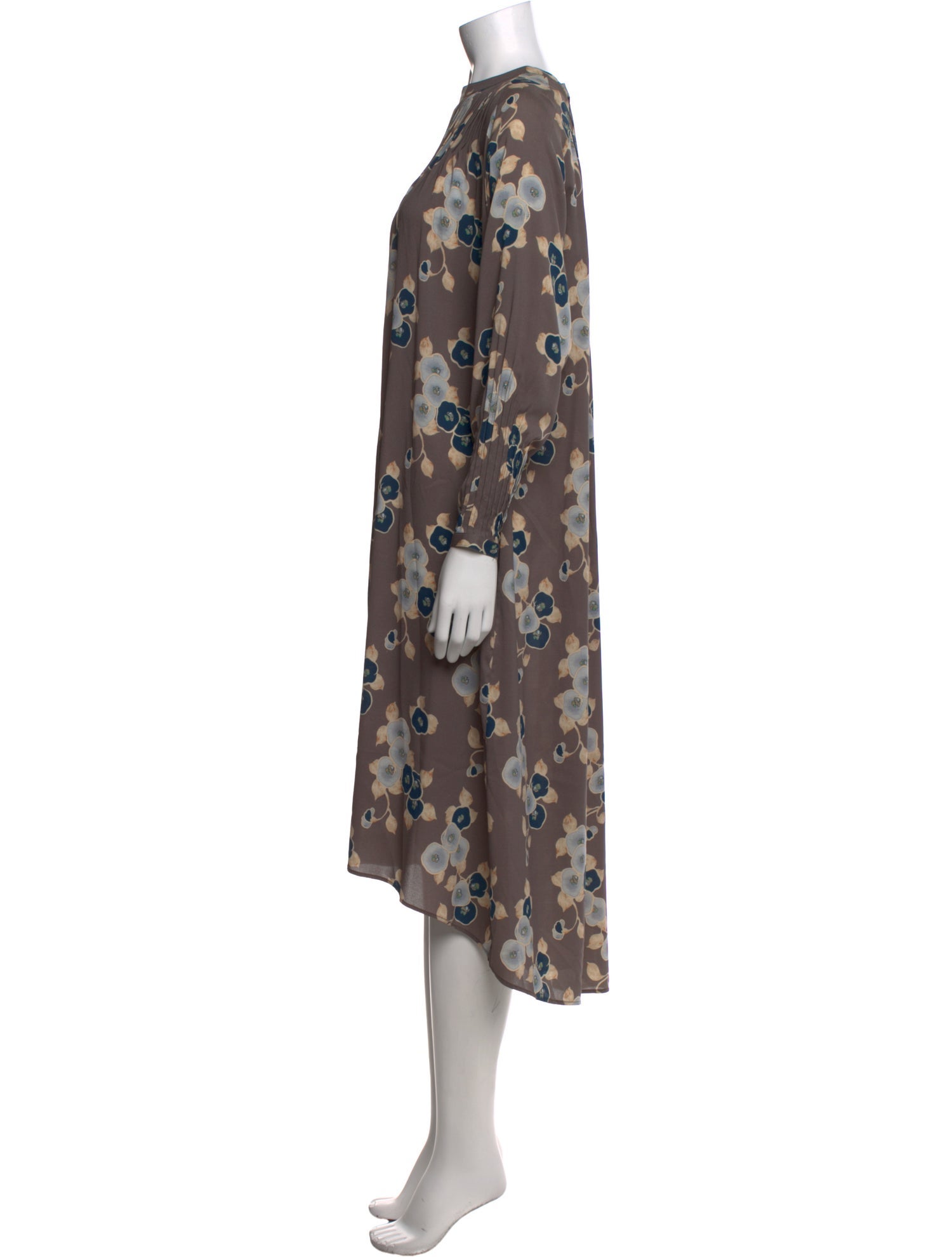 Suno Floral Print Long Dress
