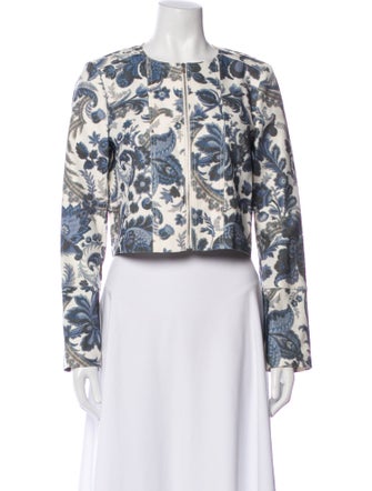 Suno Floral Print Evening Jacket