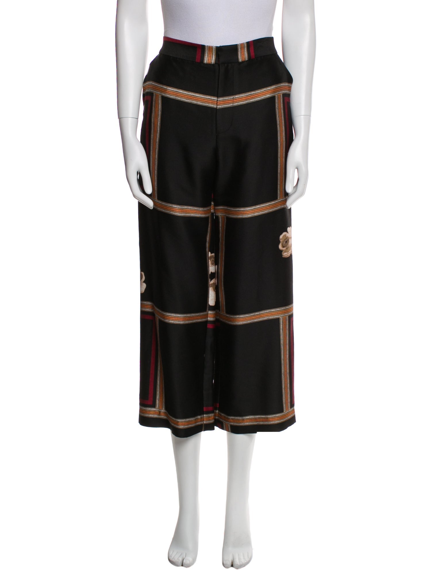 Suno Striped Wide Leg Pants