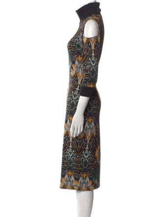 Suno Printed Long Dress