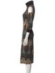 Suno Printed Long Dress