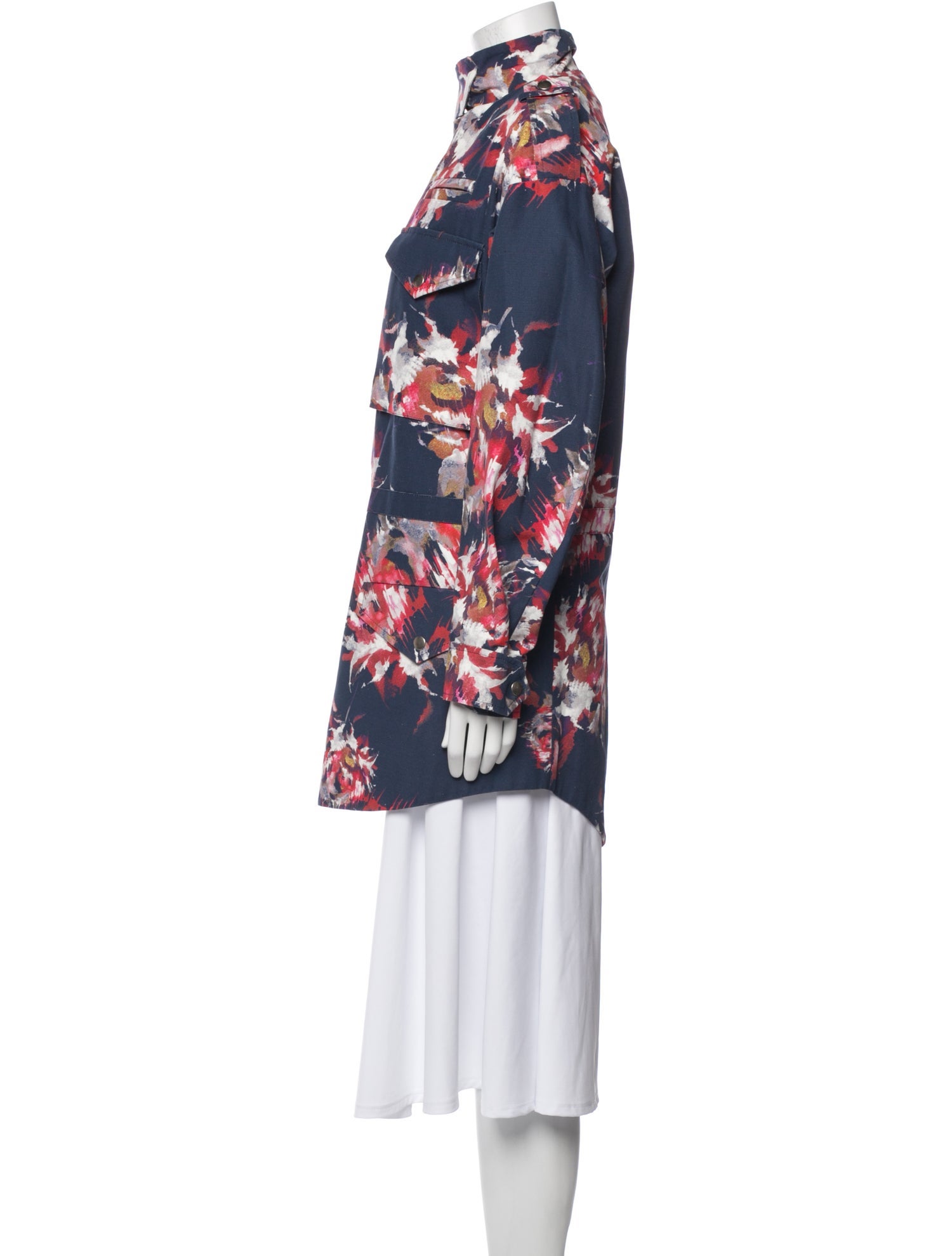 Suno Floral Print Coat