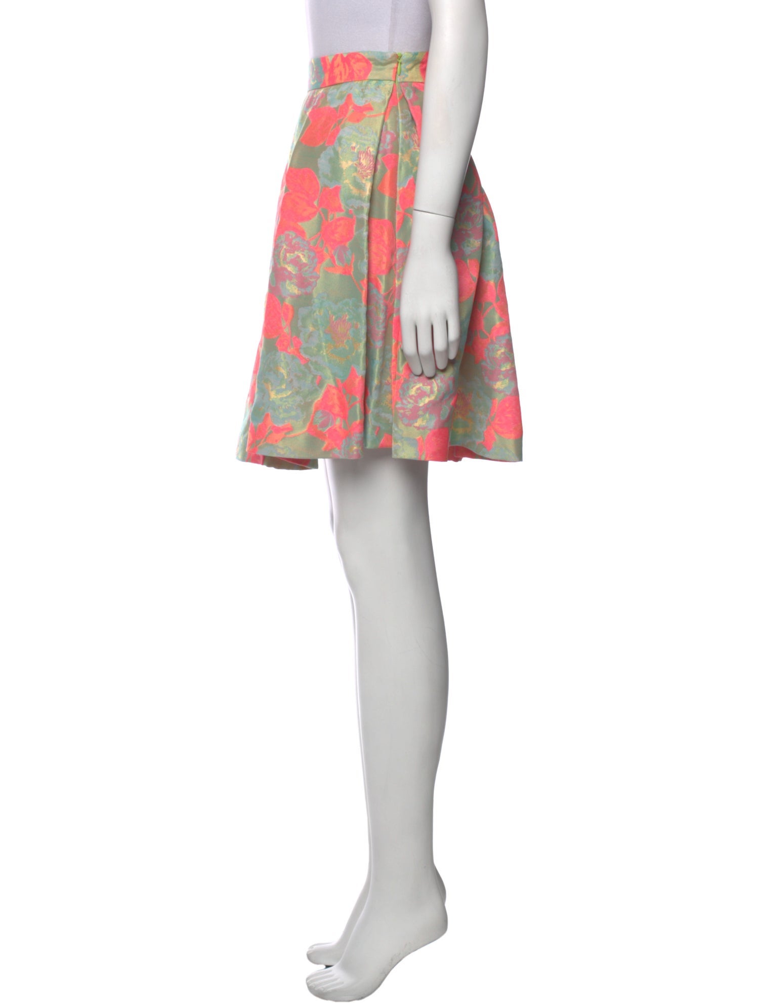 Suno Printed Knee-Length Skirt