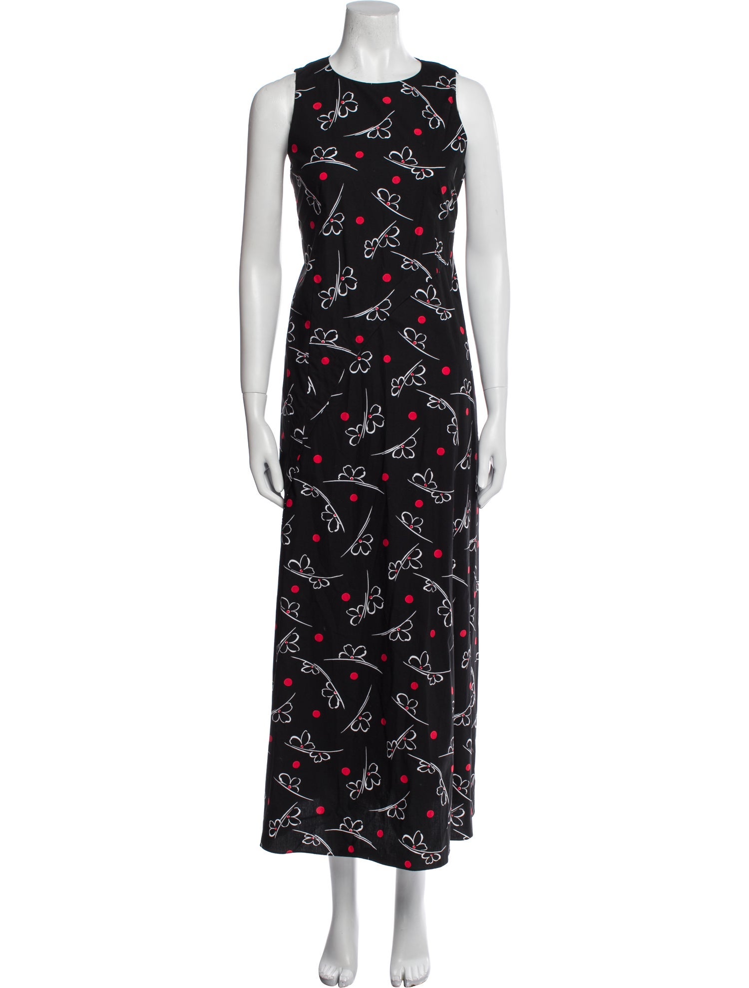 Suno Floral Print Long Dress