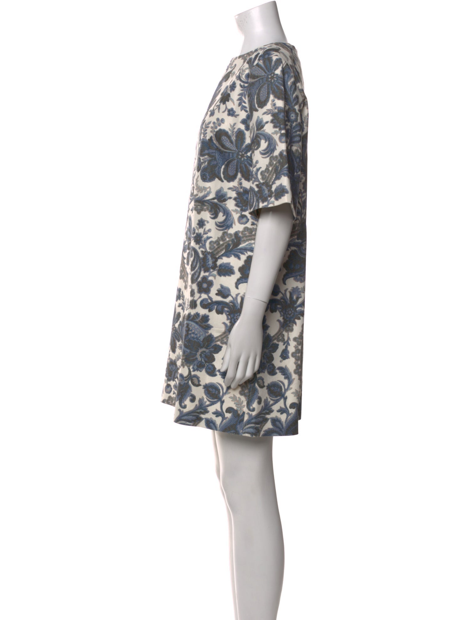Suno Printed Mini Dress