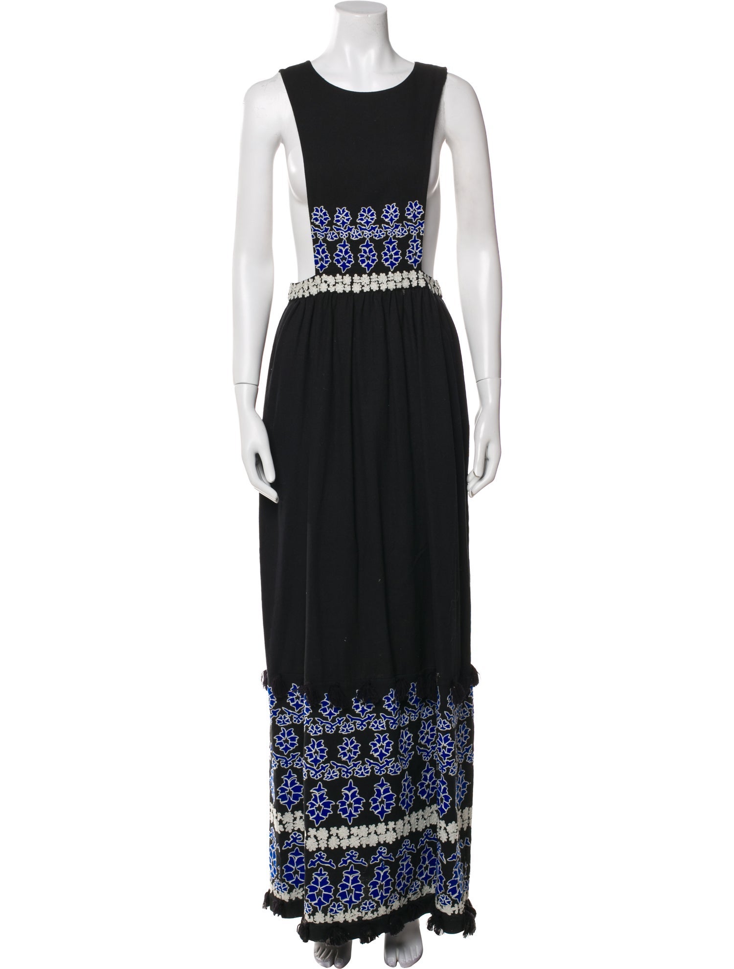 Suno Crew Neck Long Dress