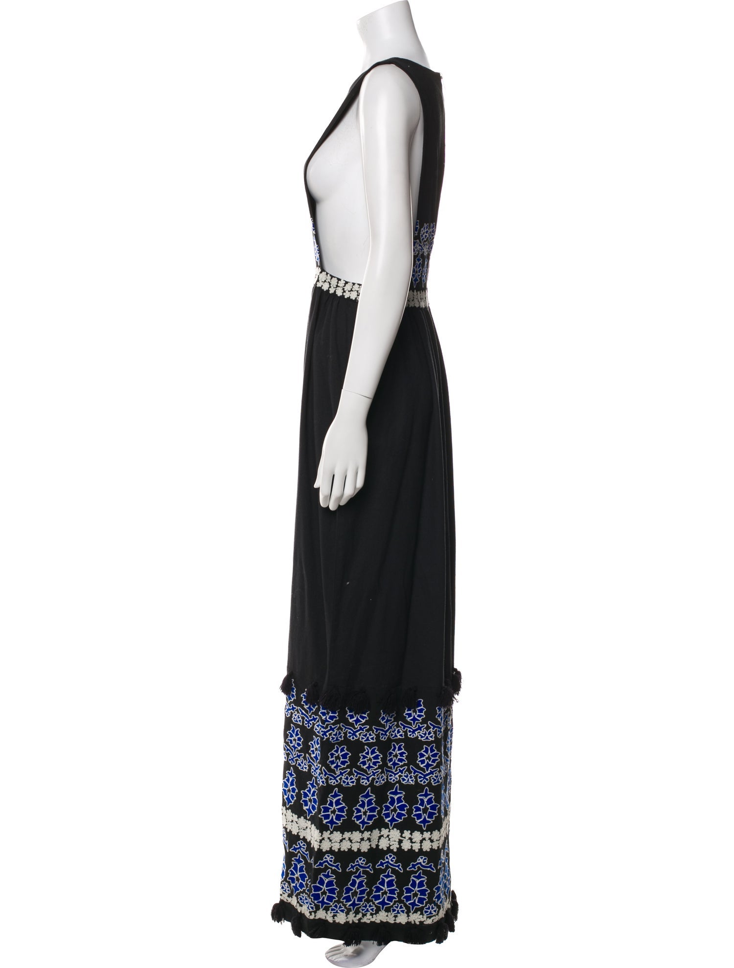 Suno Crew Neck Long Dress