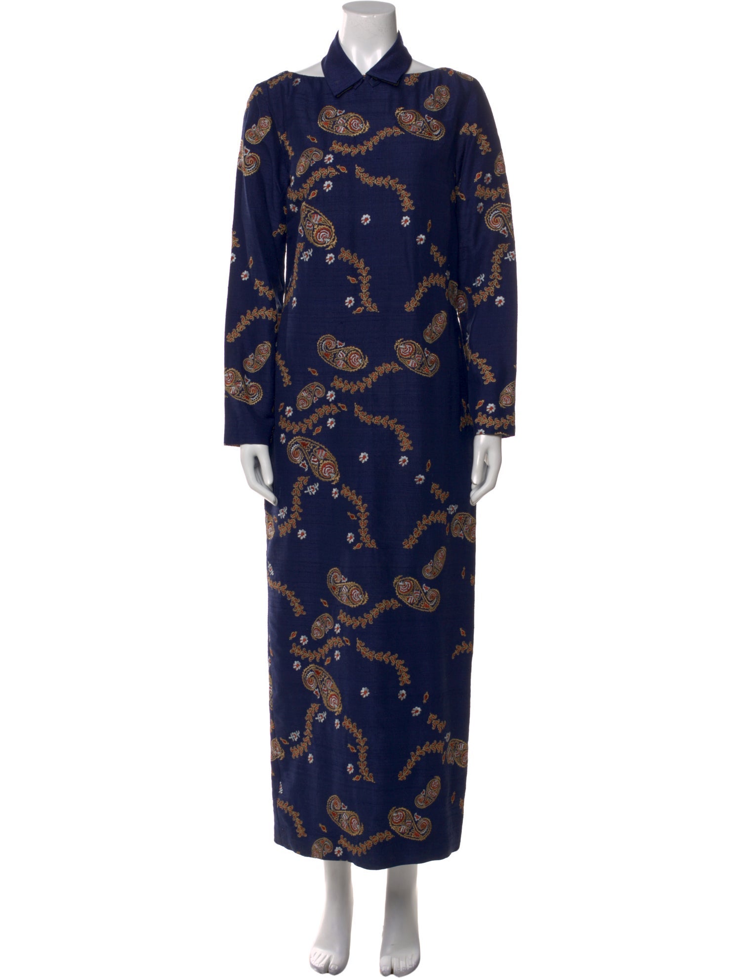 Suno Floral Print Midi Length Dress