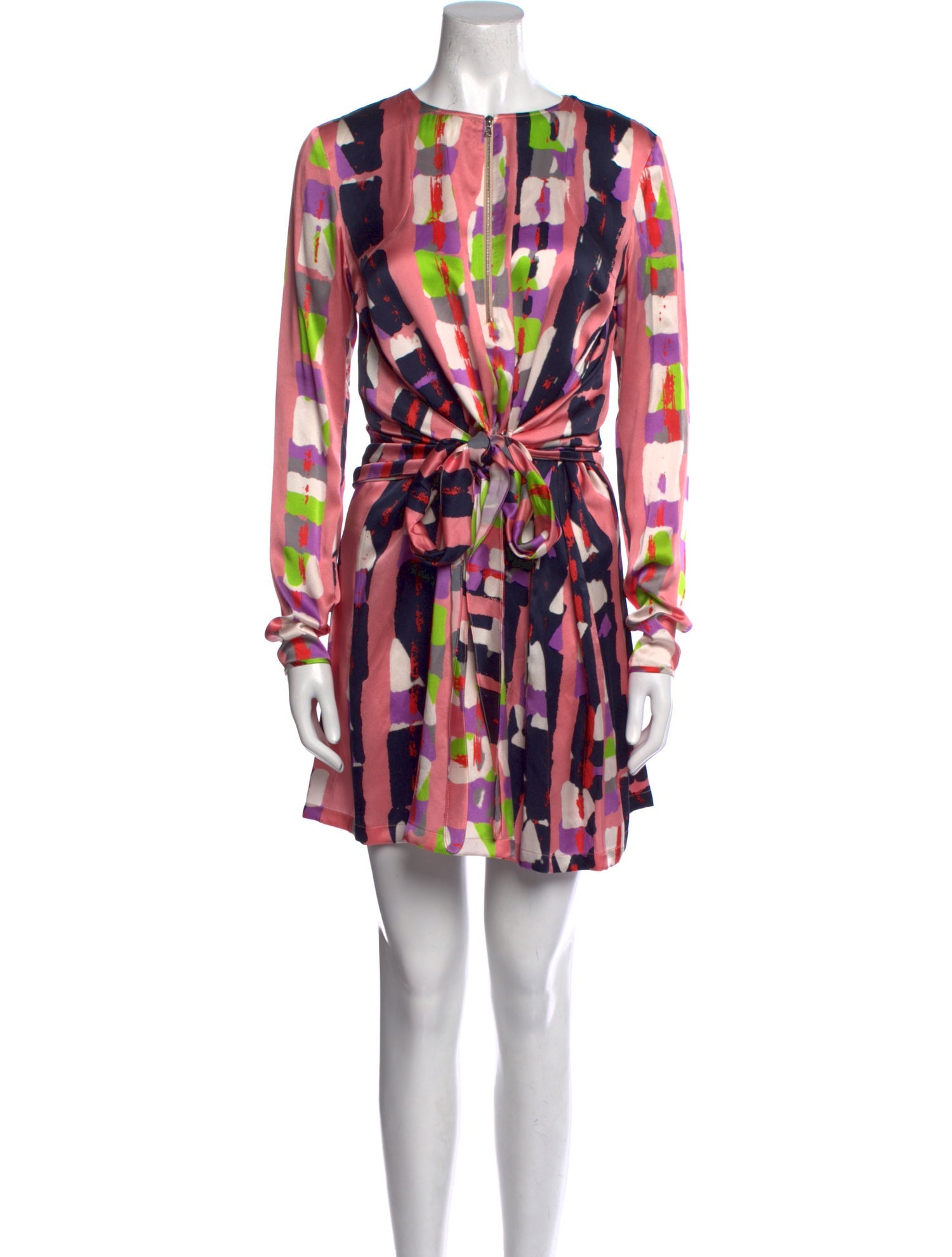 Suno Printed Mini Dress