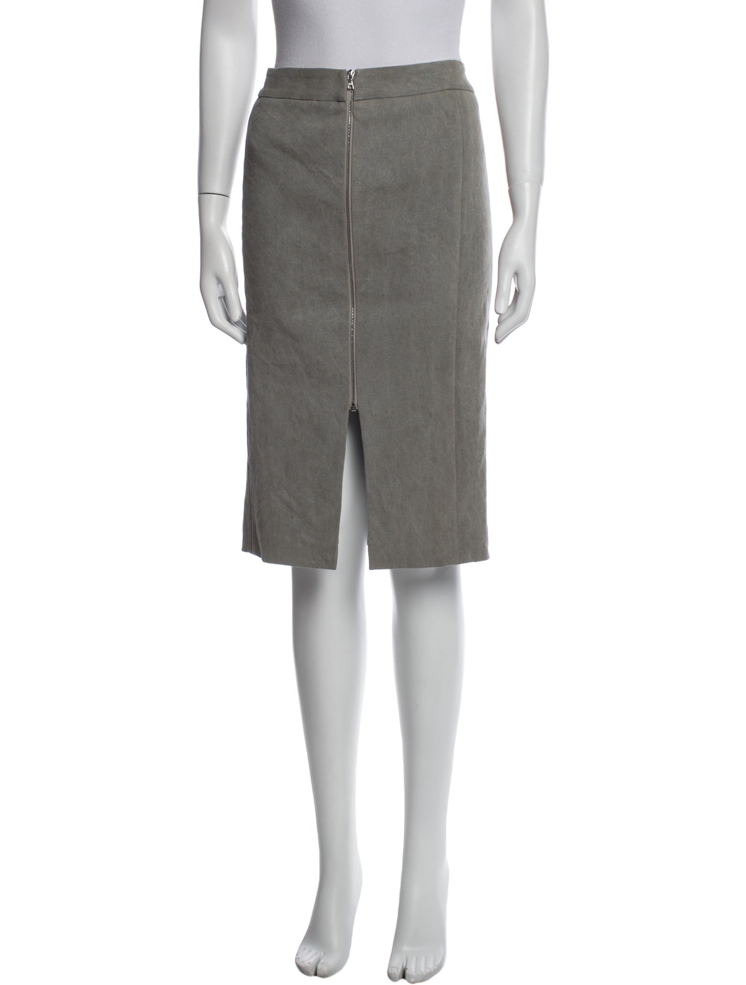 Suno Wool Knee-Length Skirt