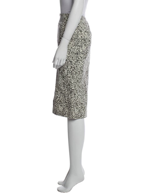 Suno Printed Knee-Length Skirt
