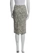 Suno Printed Knee-Length Skirt