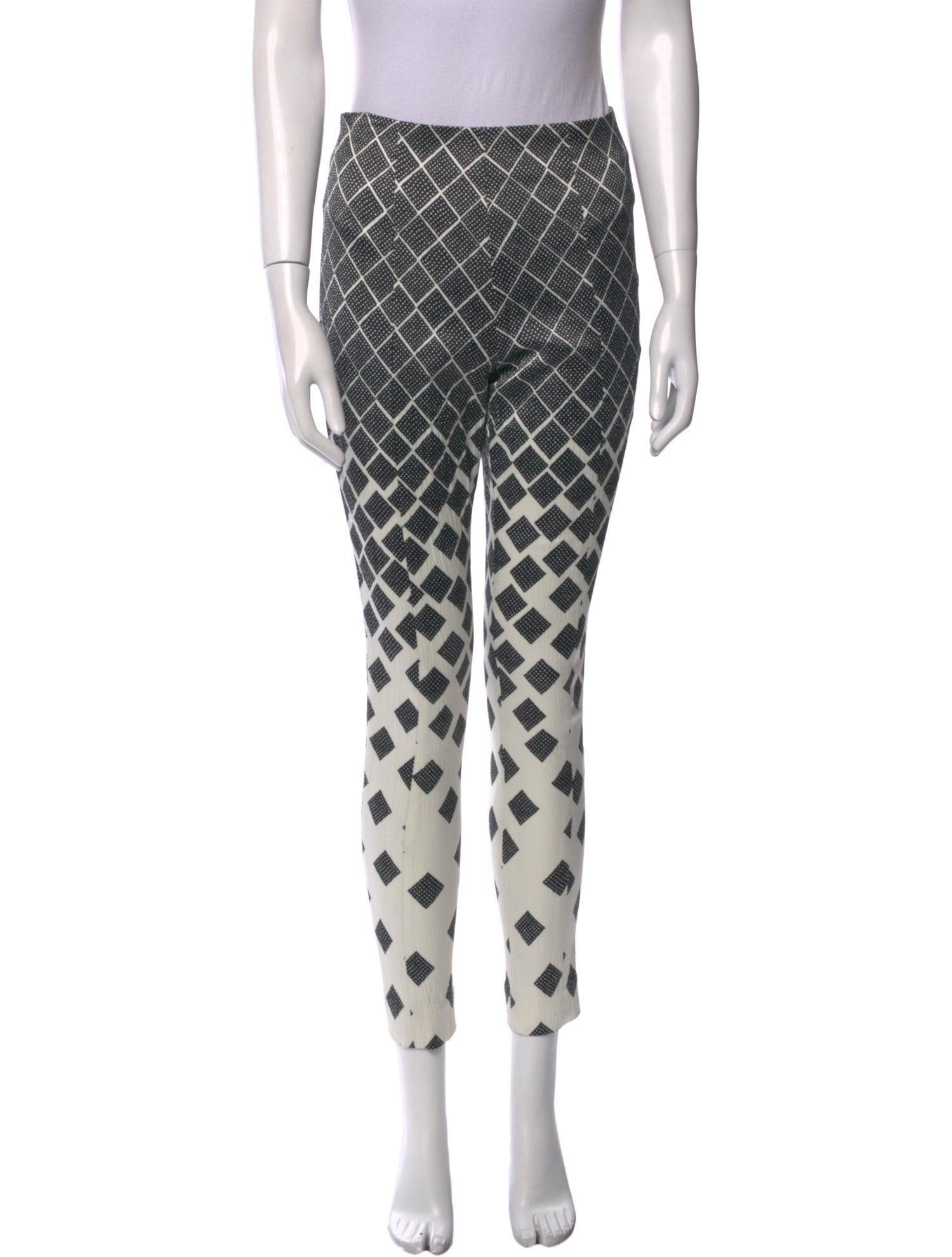 Suno Plaid Print Skinny Leg Pants