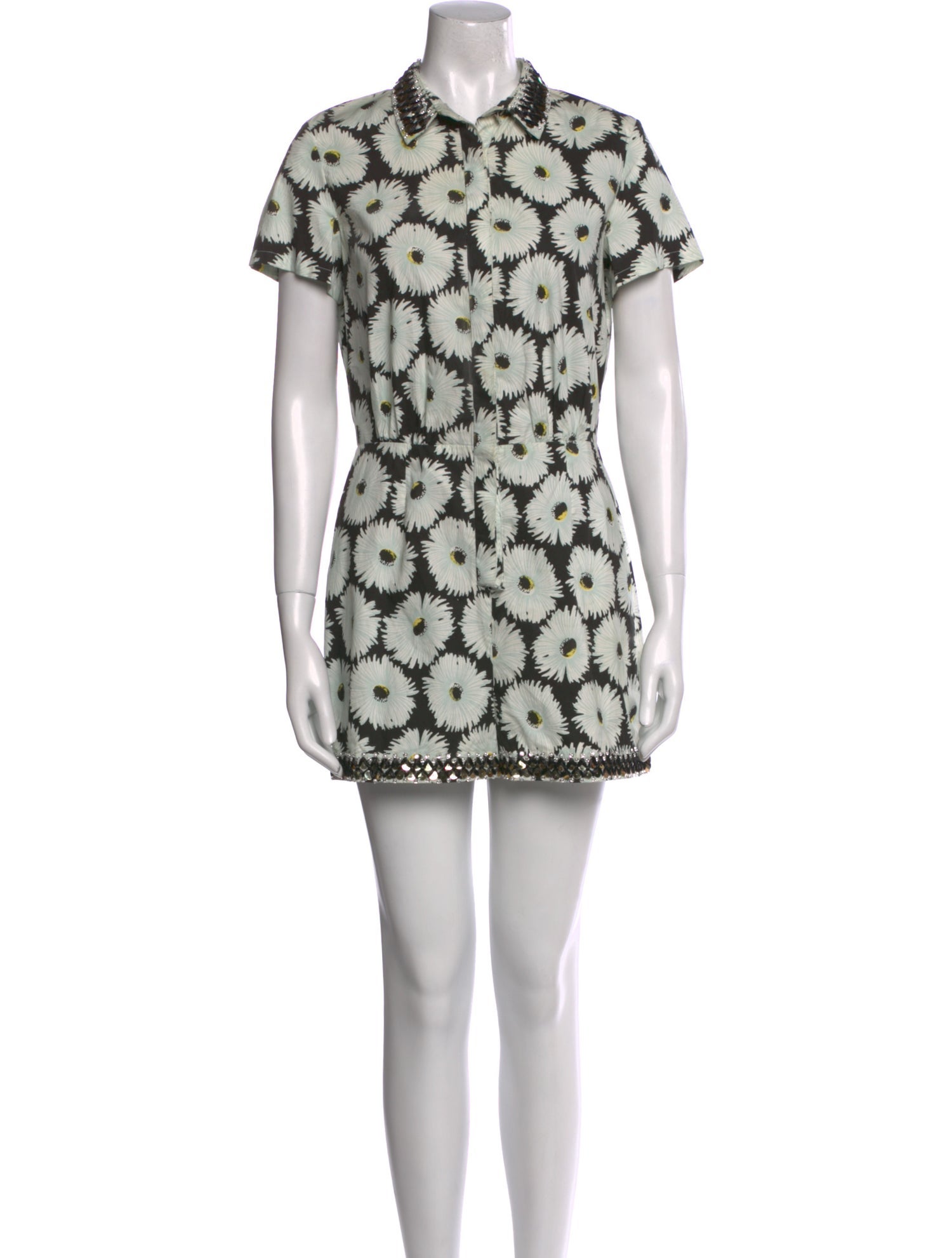 Suno Floral Print Romper