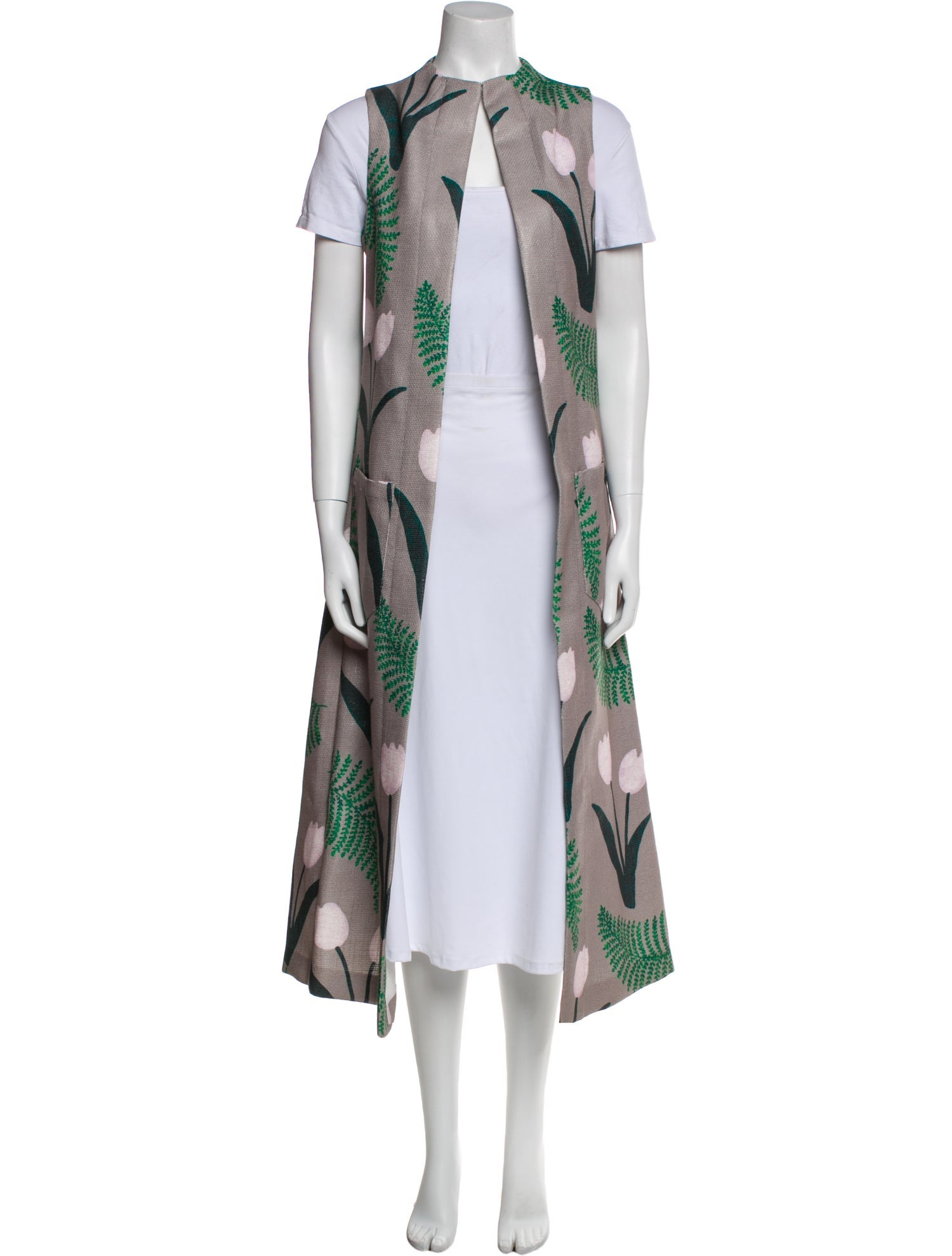 Suno Floral Print Coat