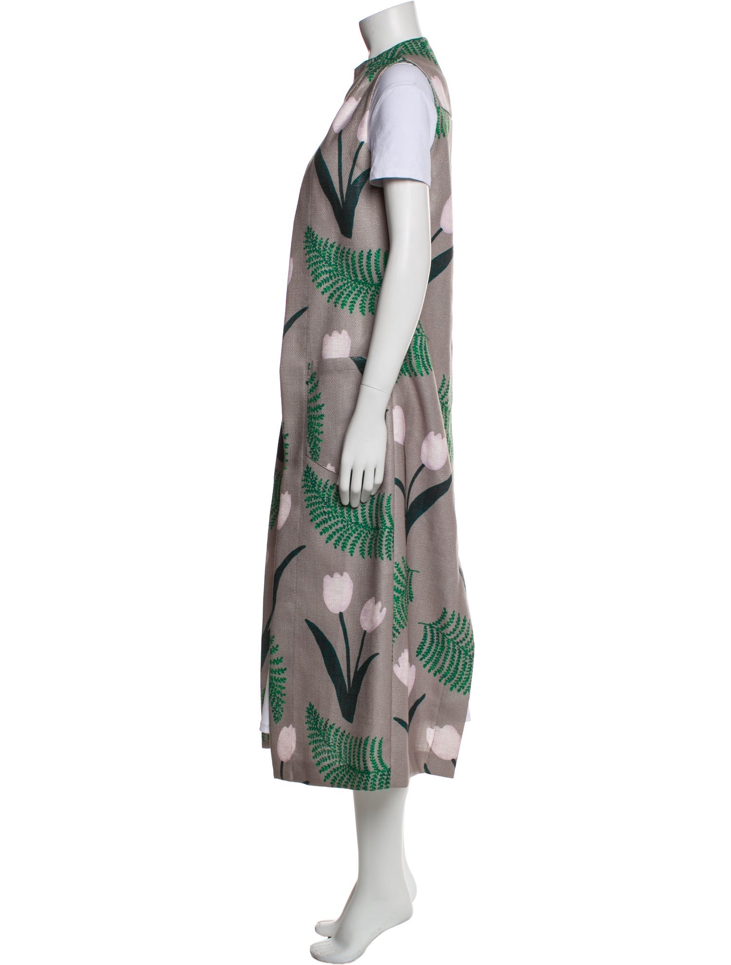 Suno Floral Print Coat