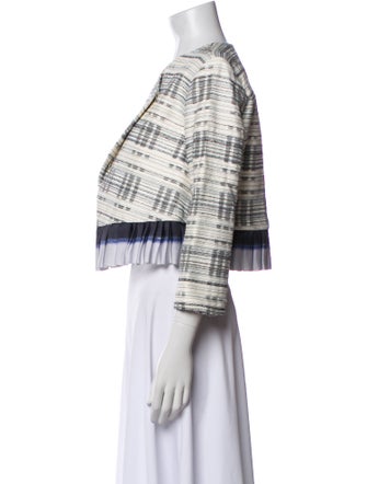 Suno Plaid Print Evening Jacket