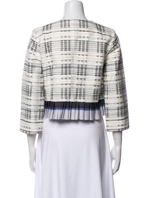 Suno Plaid Print Evening Jacket