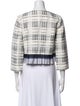 Suno Plaid Print Evening Jacket