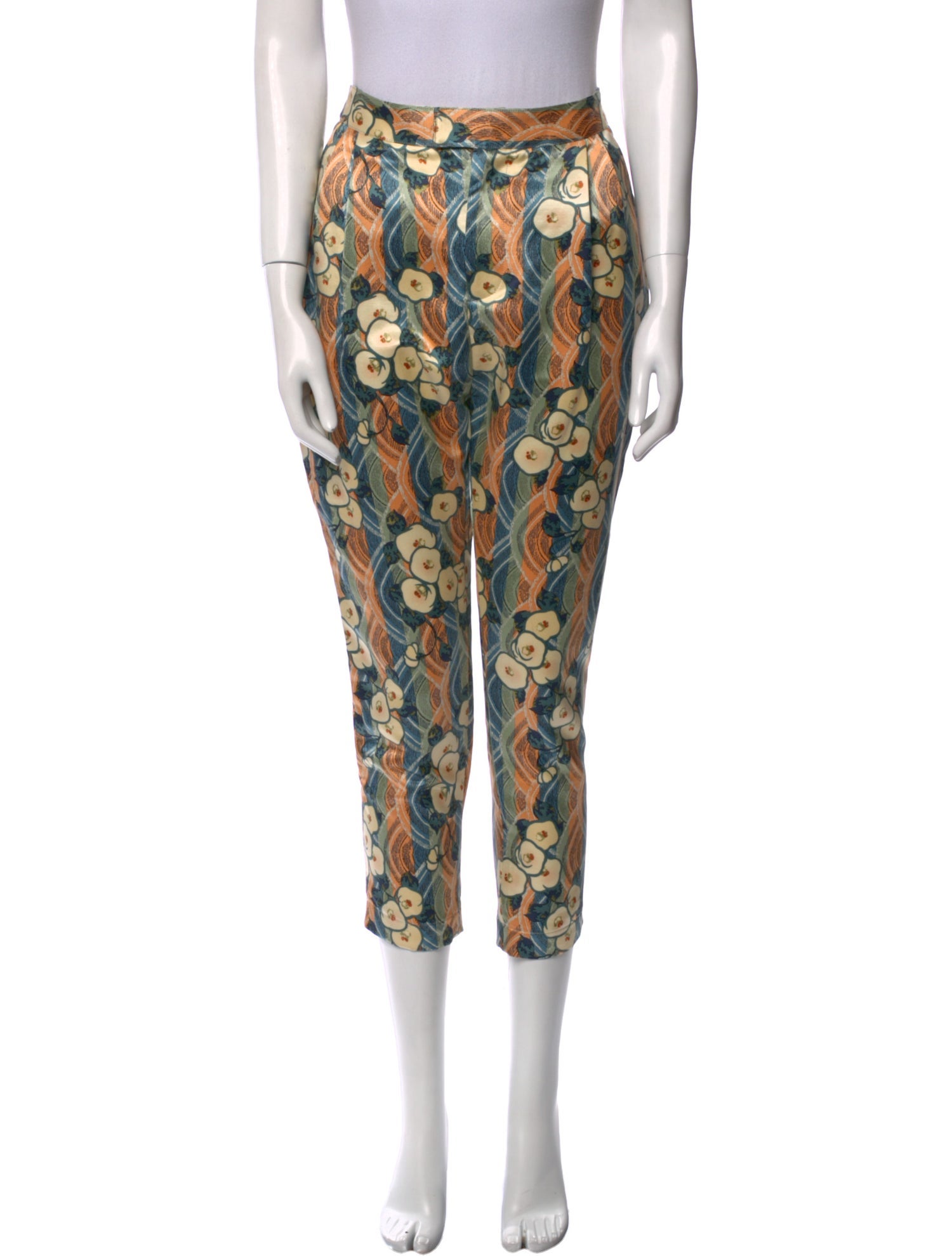 Suno Printed Straight Leg Pants