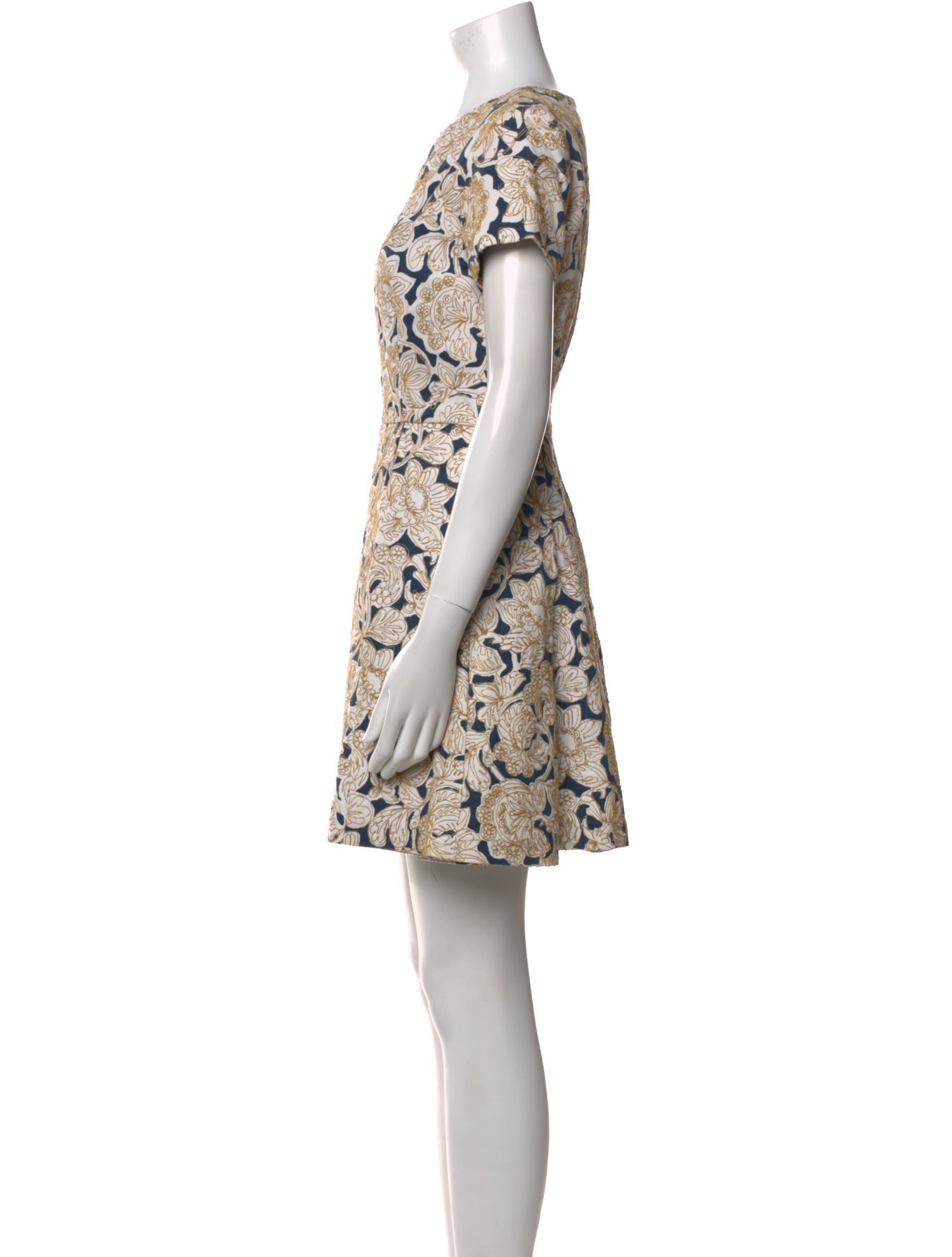 Suno Printed Mini Dress