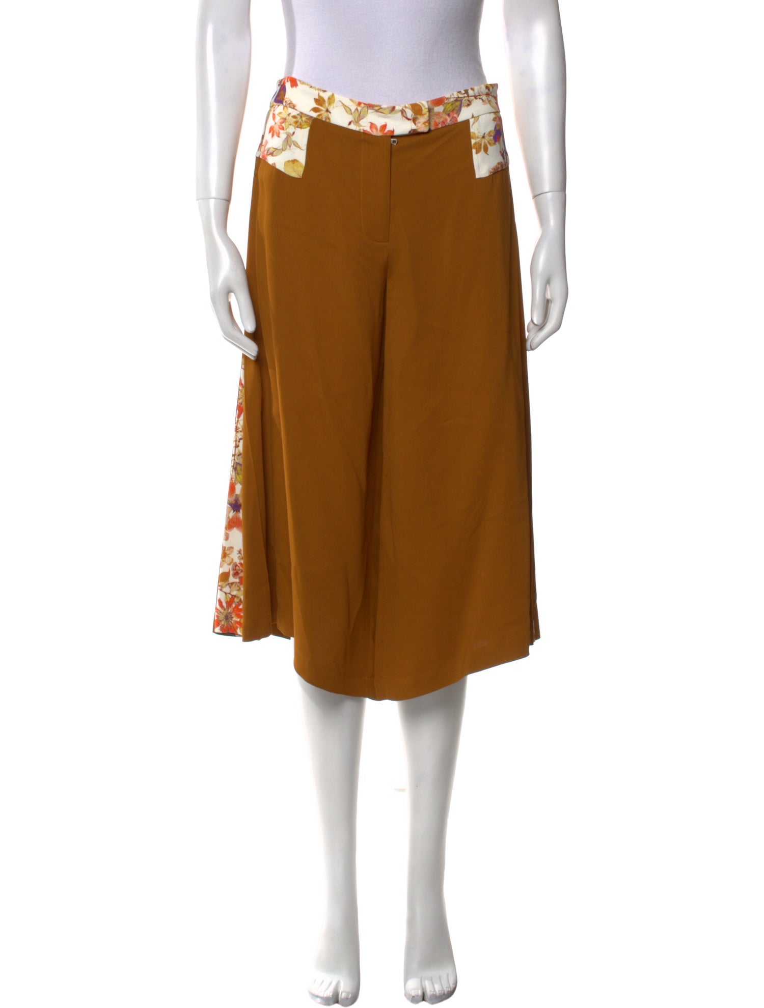 Suno Printed Wide Leg Pants