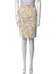 Suno Floral Print Knee-Length Skirt