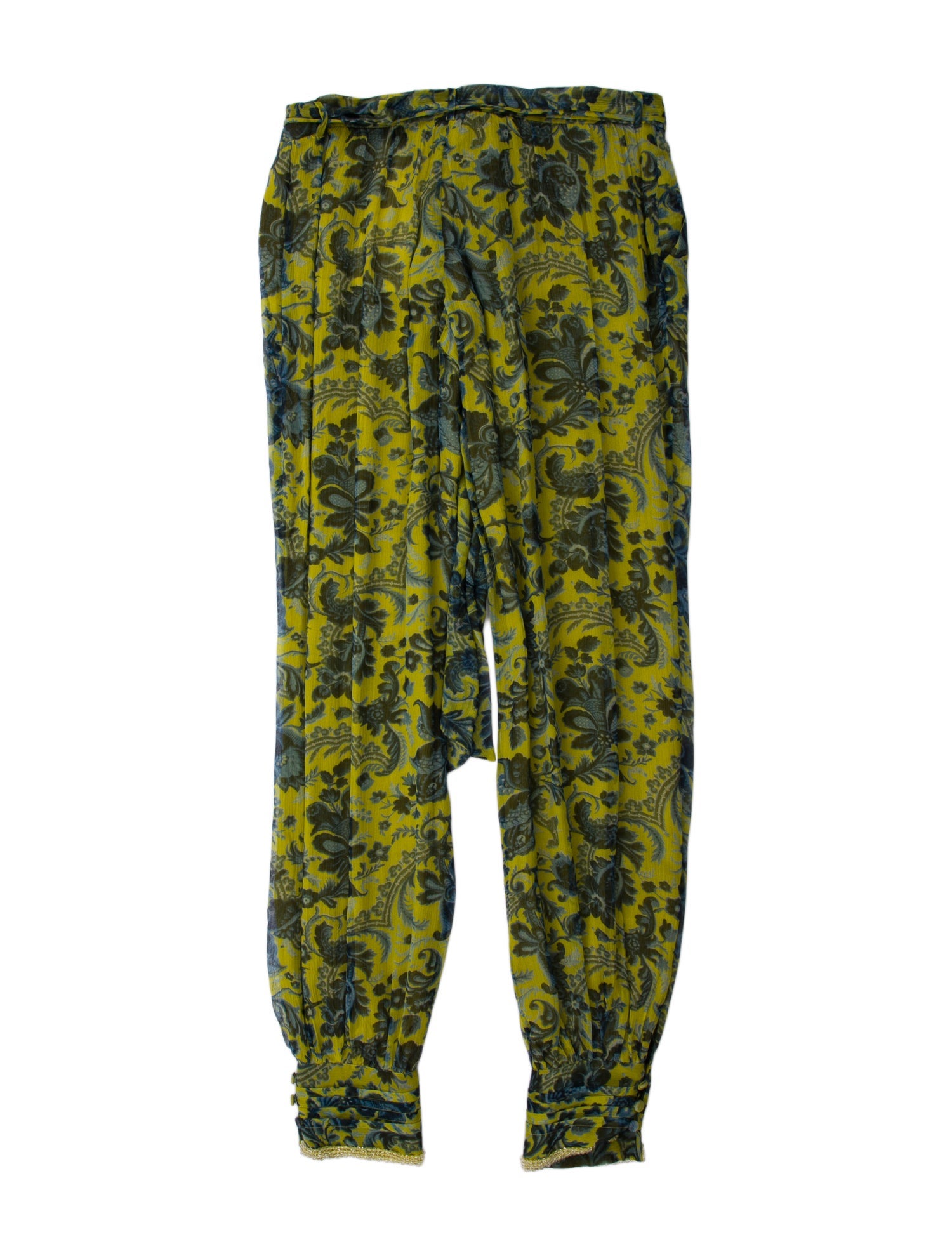 Suno Floral Print Skinny Leg Pants