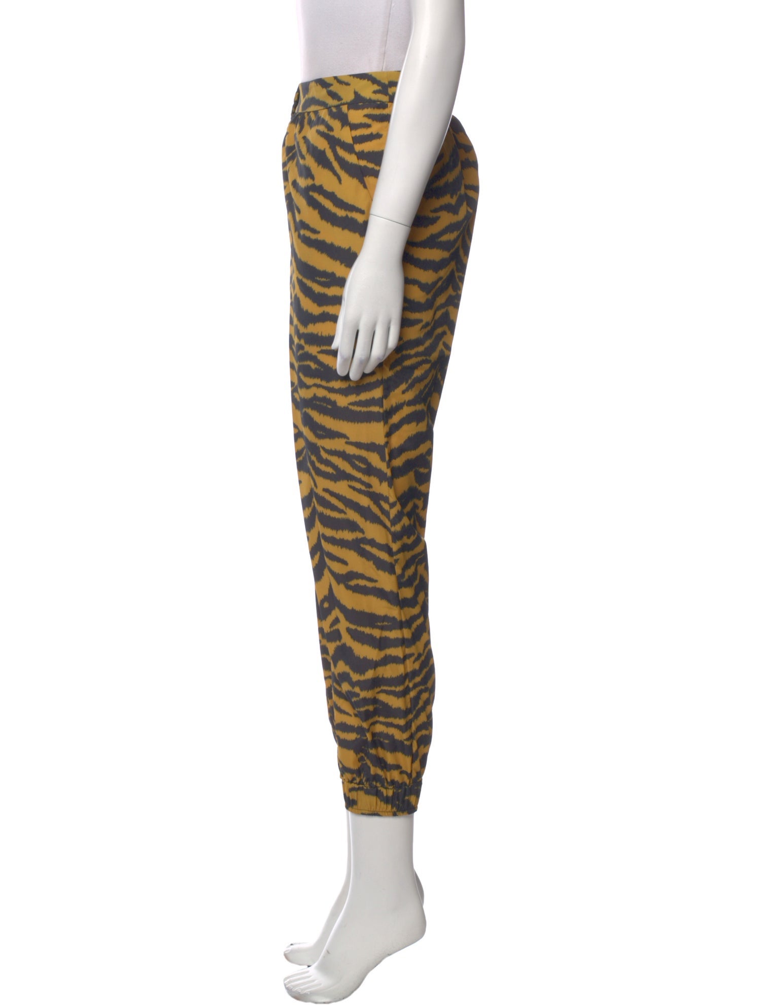 Suno Animal Print Skinny Leg Pants