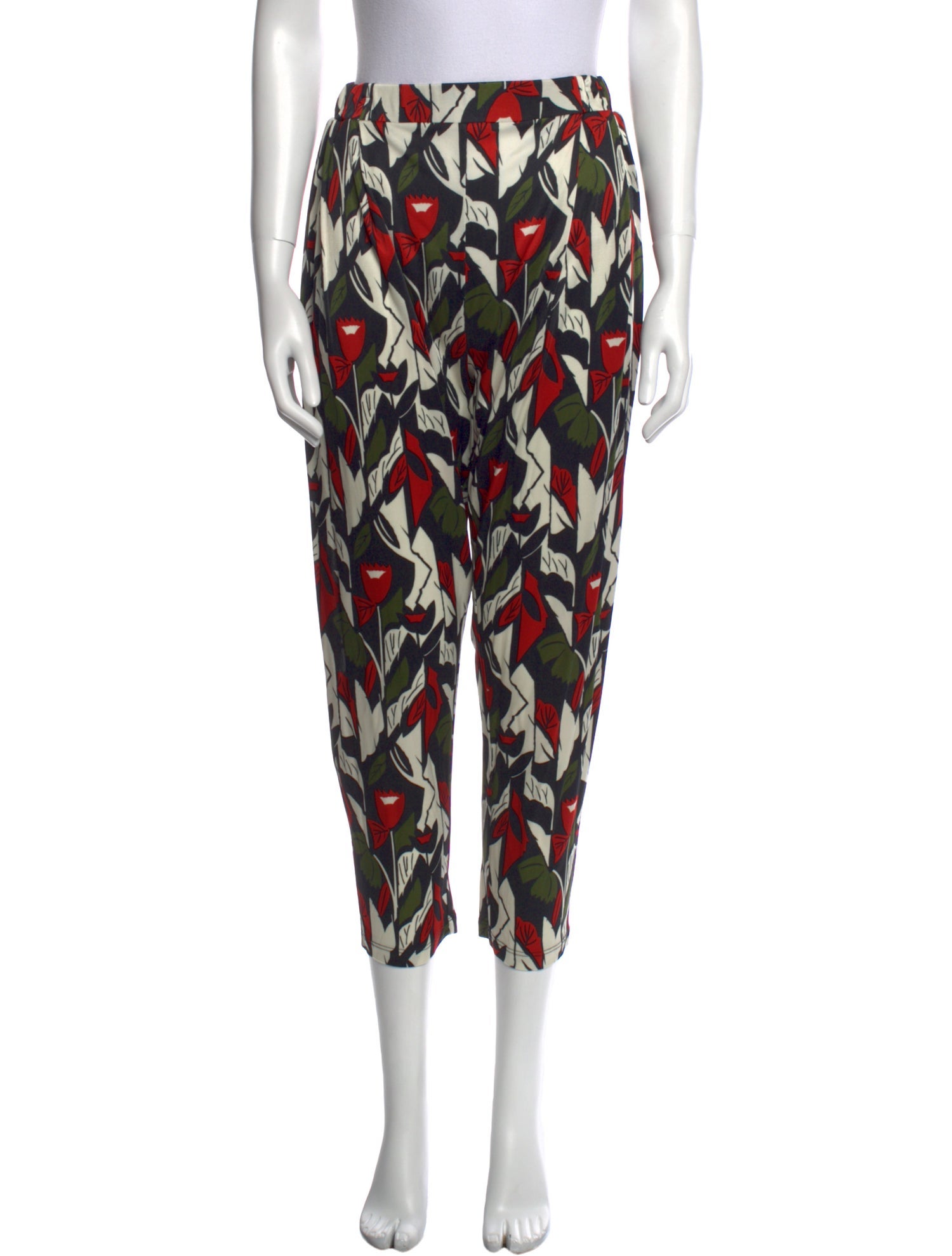 Suno Printed Straight Leg Pants