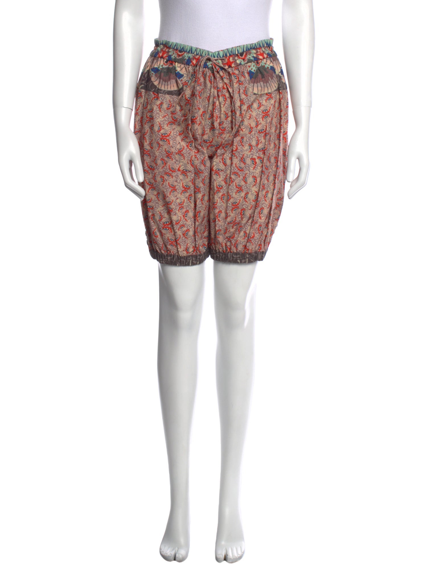 Suno Printed Knee-Length Shorts