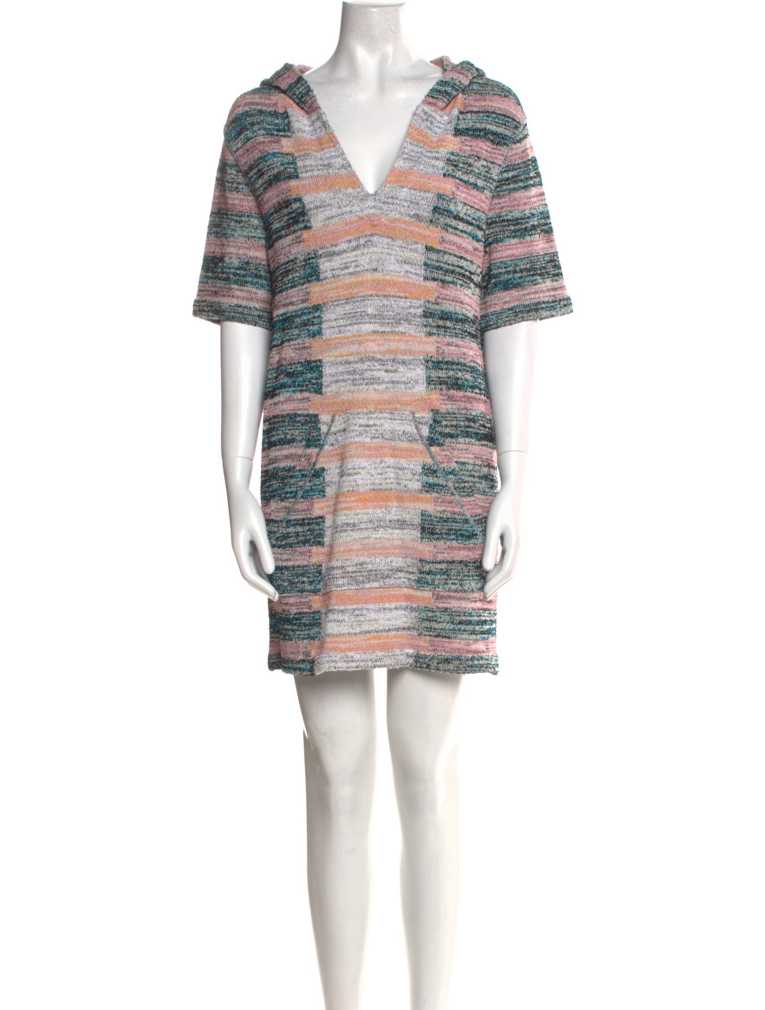 Suno Striped Mini Dress