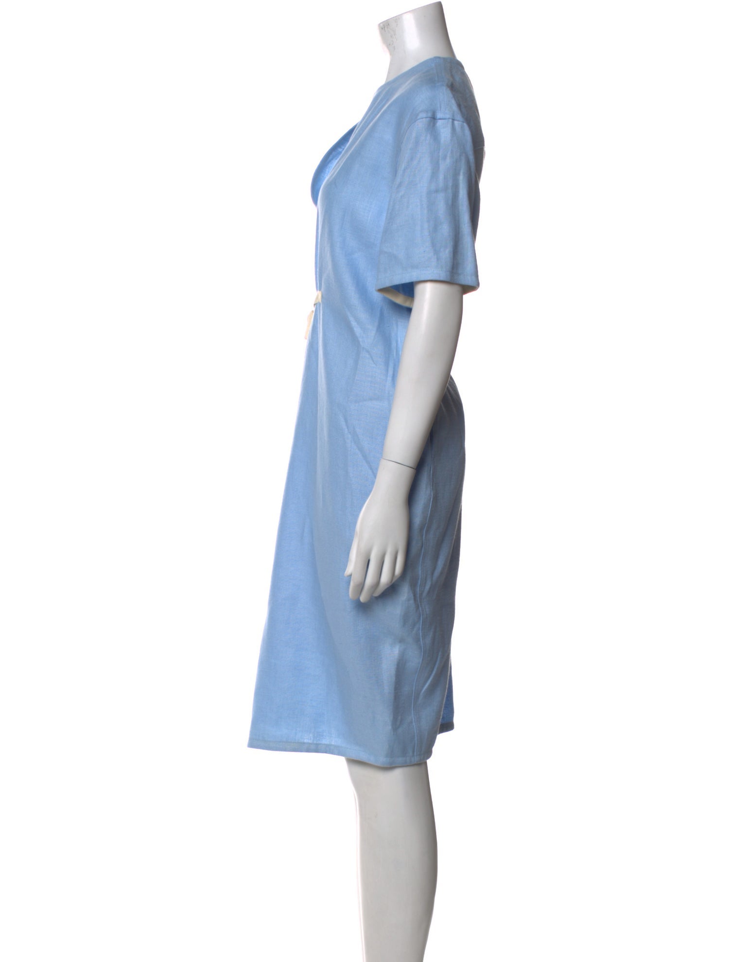 Suno V-Neck Midi Length Dress