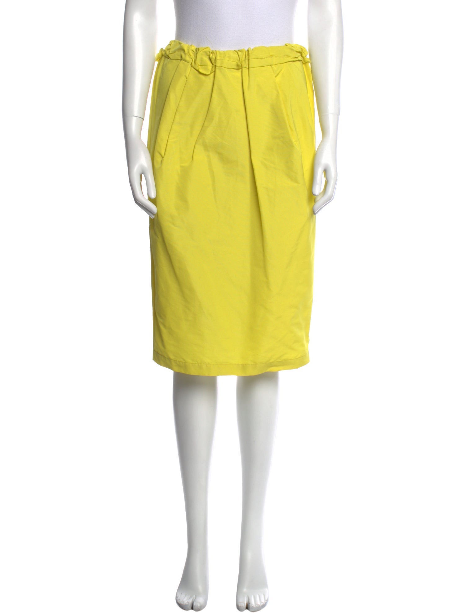 Suno Ruffle Embellishment Knee-Length Skirt