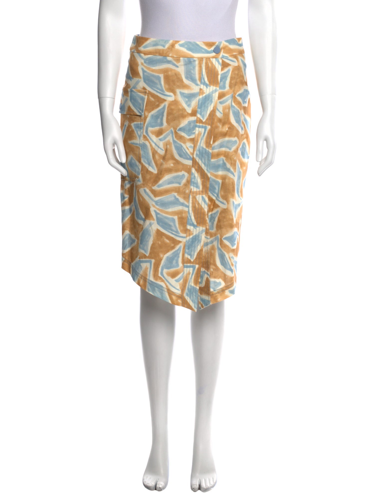 Suno Printed Knee-Length Shorts