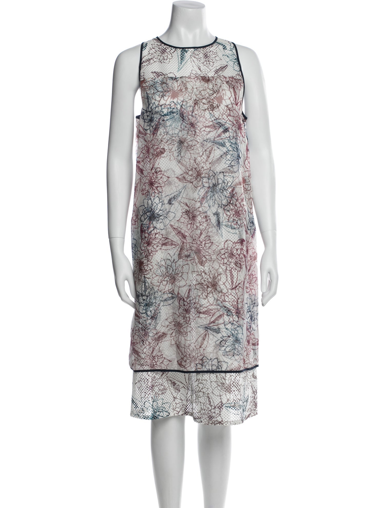 Suno Printed Midi Length Dress