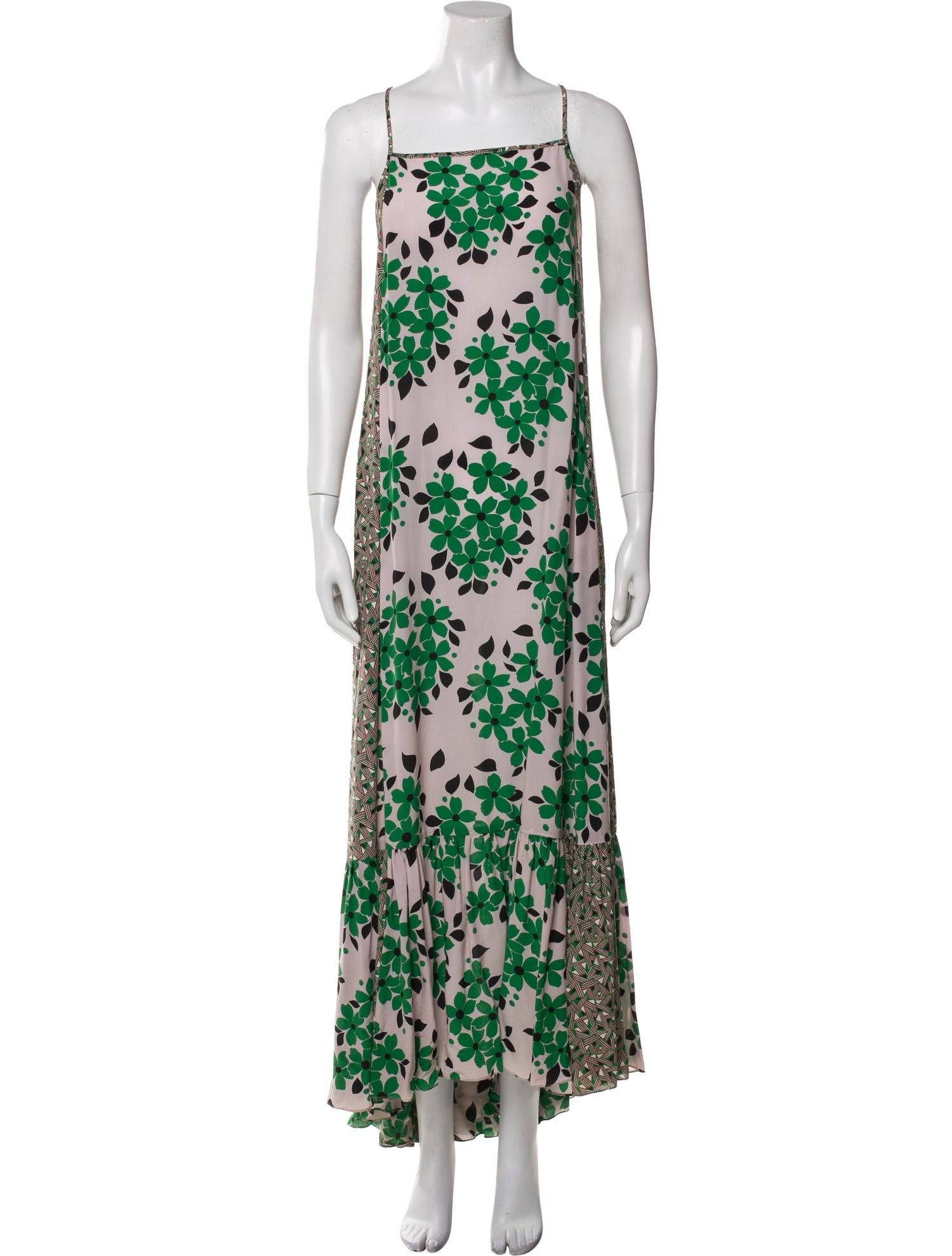 Suno Floral Print Long Dress