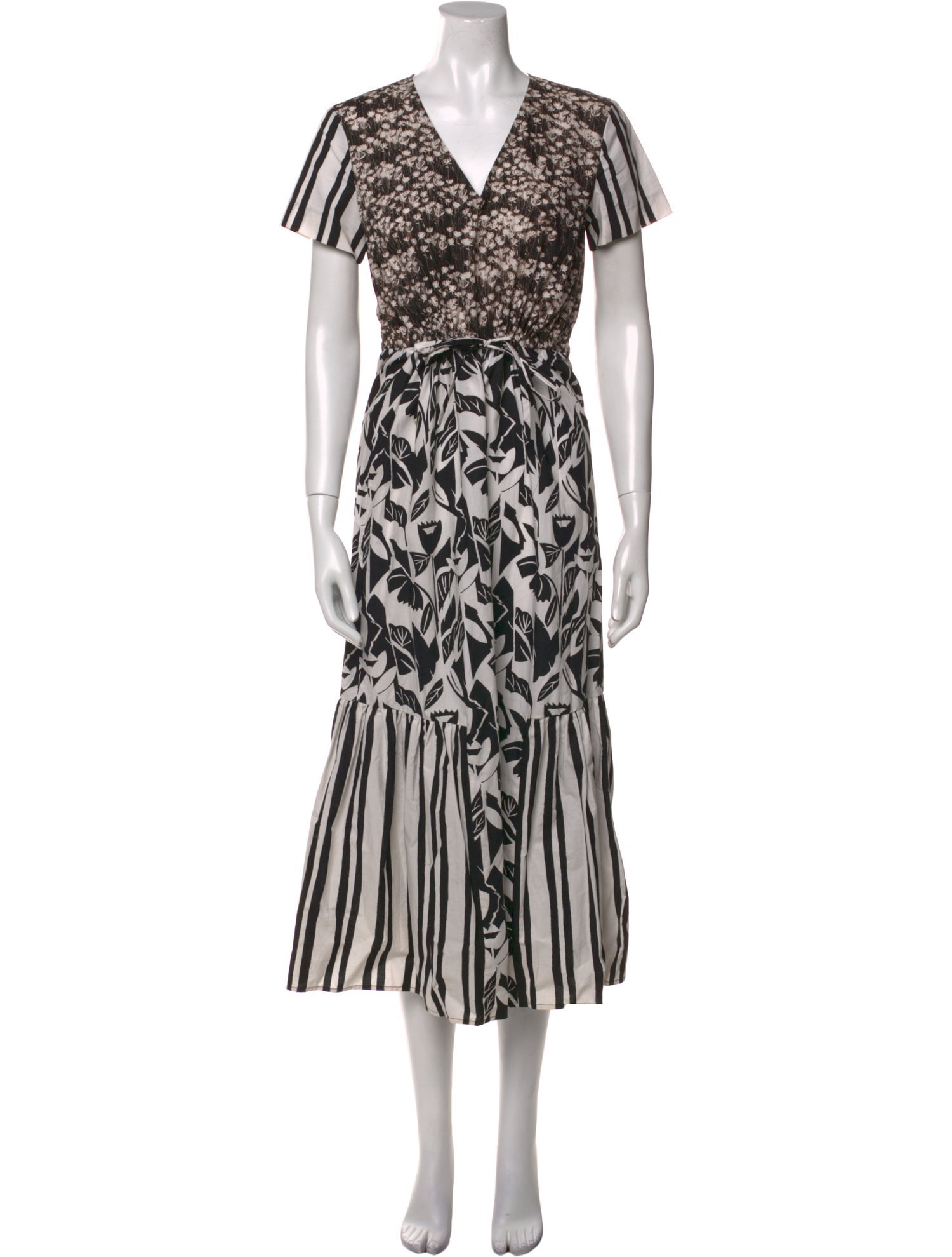 Suno Printed Long Dress