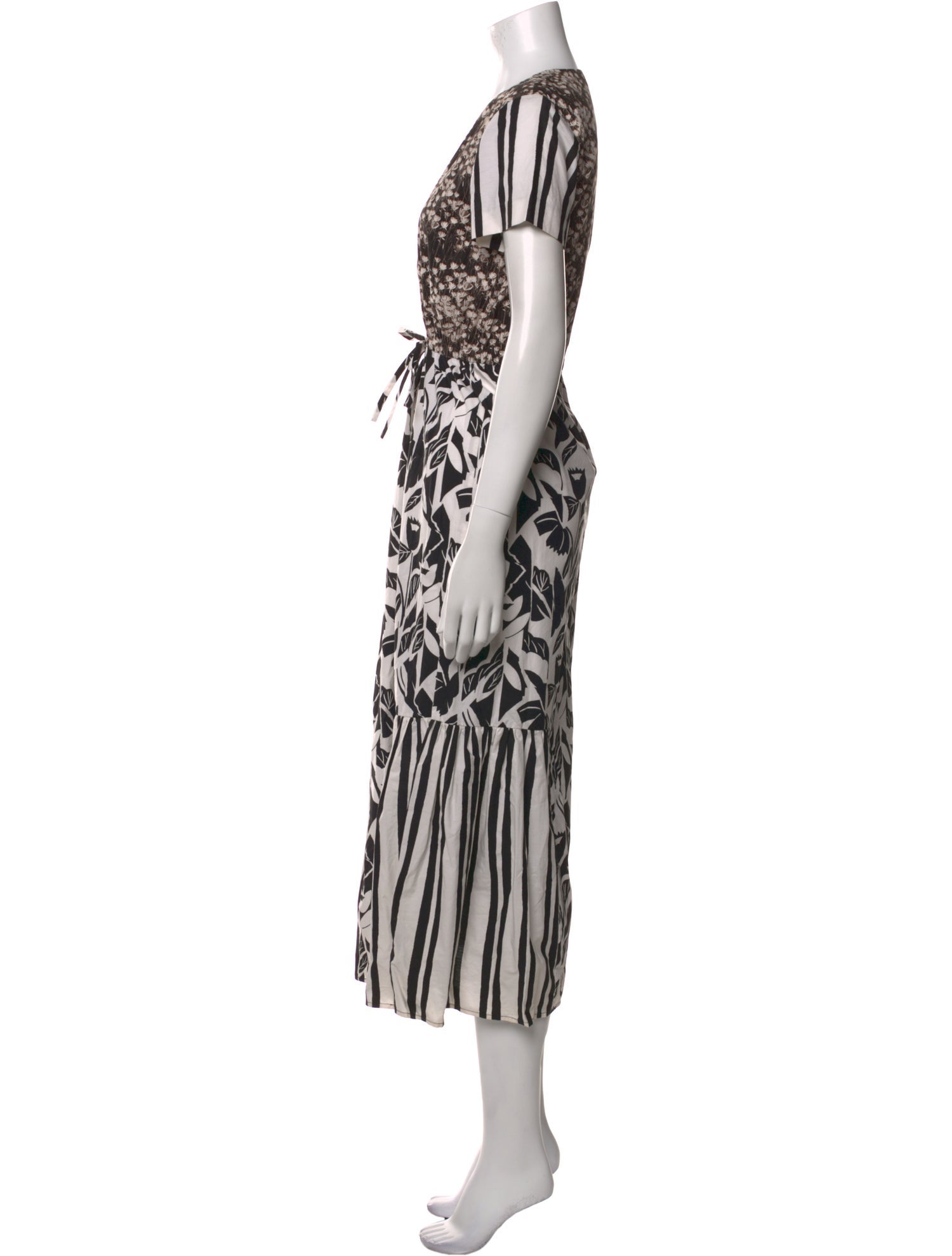 Suno Printed Long Dress
