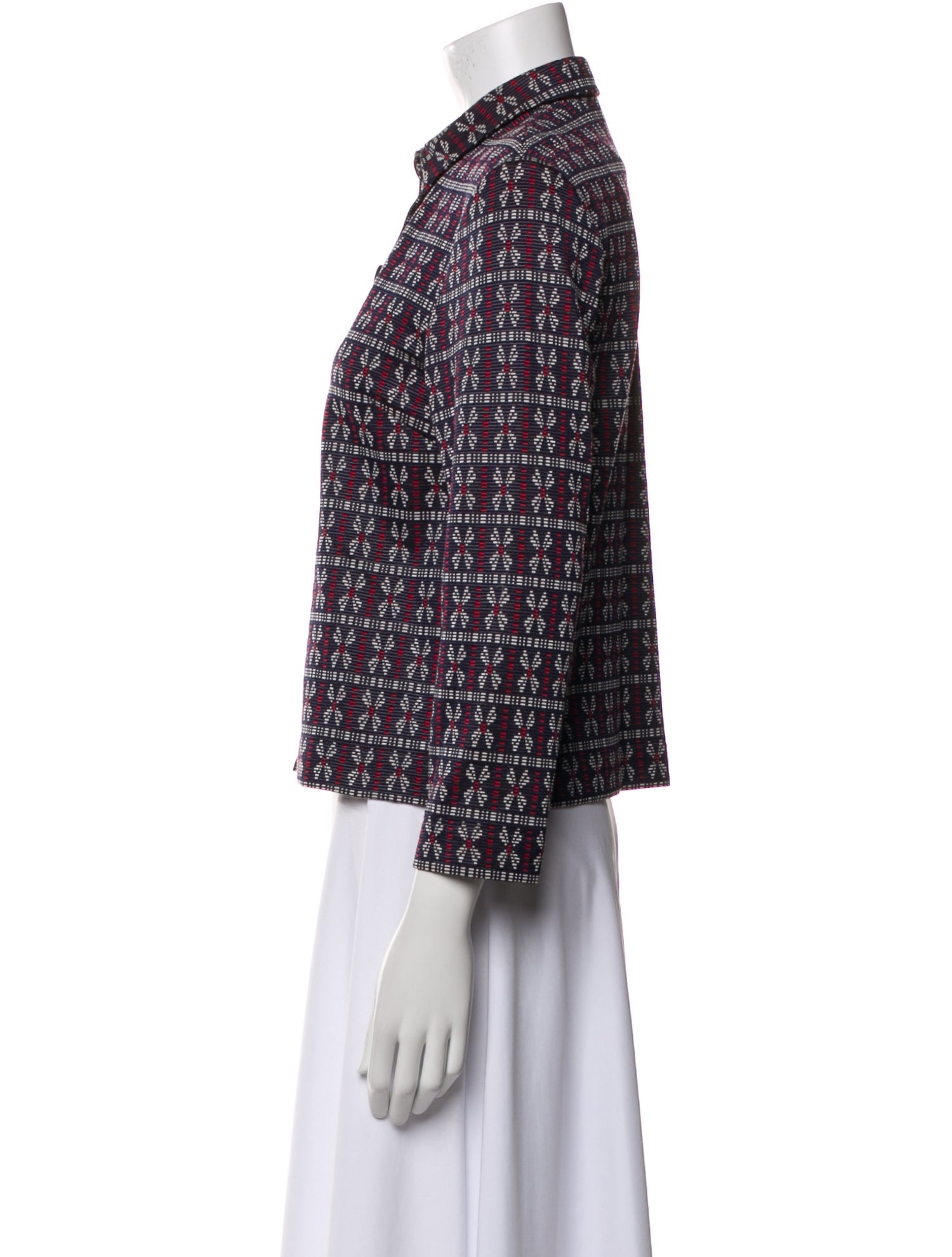 Suno Tweed Pattern Evening Jacket