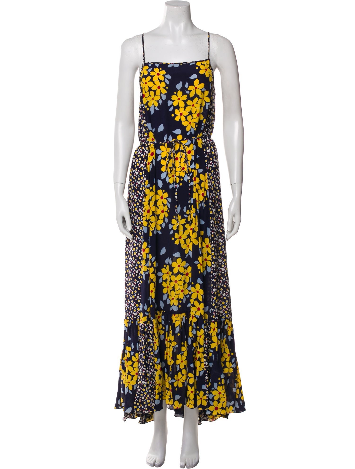 Suno Floral Print Long Dress