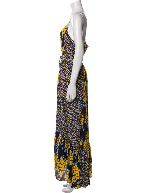 Suno Floral Print Long Dress