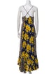 Suno Floral Print Long Dress