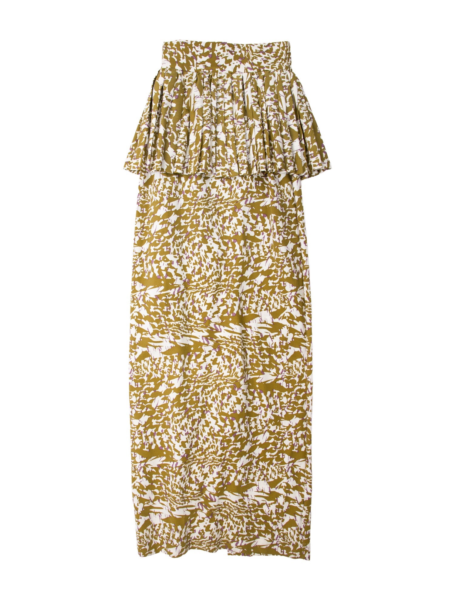 Suno Animal Print Long Dress