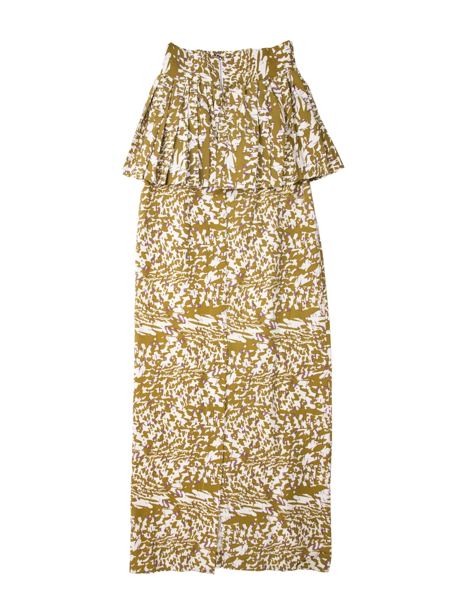 Suno Animal Print Long Dress